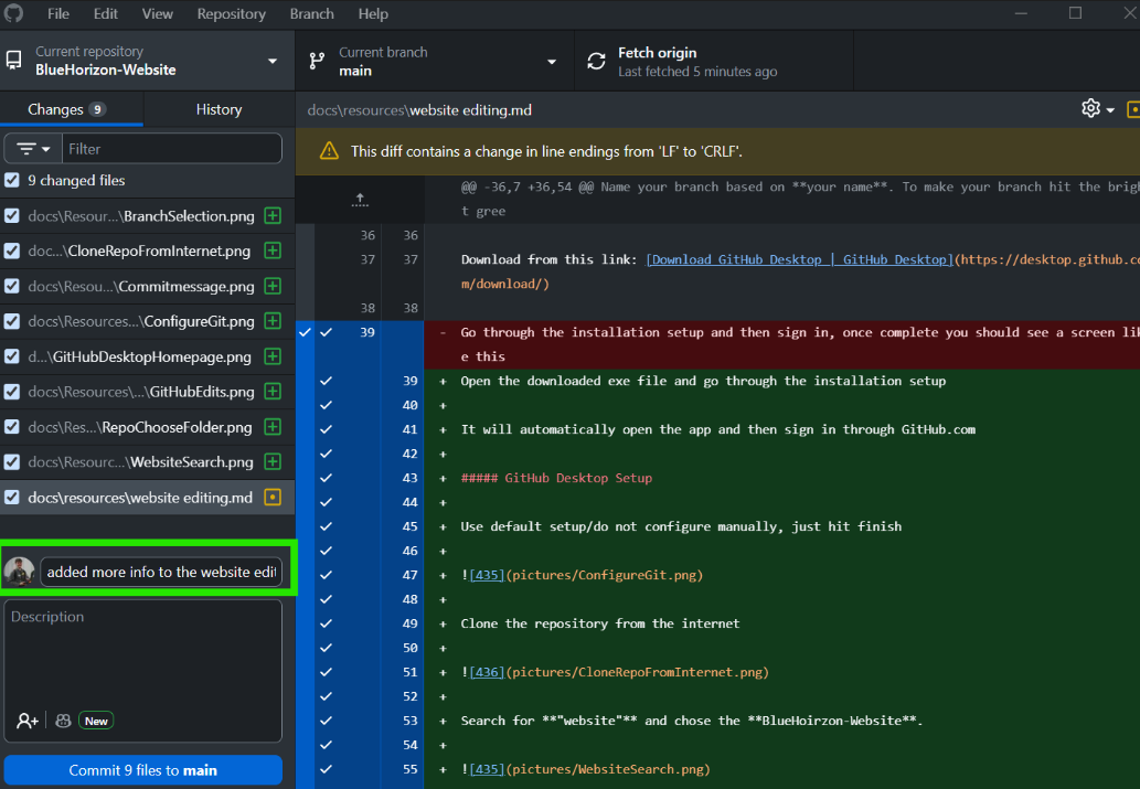 GitHub Setup and Resources — BlueHorizon